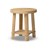 Four Hands Daley End Table - Light Natural Mango