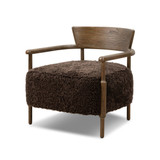 Four Hands Bennett Chair - Cocoa Shearling