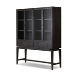 Four Hands Bergstrom Cabinet - Smoked Black