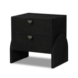 Four Hands Cressida Nightstand - Black Linen