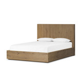 Four Hands Leo Queen Bed - Rustic Light Natural Oak