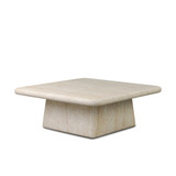 Four Hands Cava Outdoor Coffee Table - Textured Sand Concrete