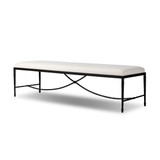 Four Hands Jade Accent Bench - Crypton Nomad Snow