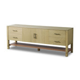 Four Hands Blake Media Console - Washed Ash