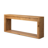 Four Hands Novella Console Table - Natural Oak Veneer Thick Random