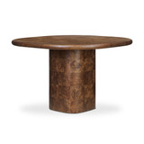 Amber Lewis x Four Hands Malko Dining Table - Dark Brown Mappa Burl