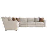 Bernhardt Ventura 4 Piece Fabric Sectional