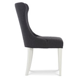 Bernhardt Silhouette Side Chair in Dark Fabric