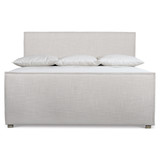 Bernhardt Sawyer Upholstered Panel Bed - Queen - Greige