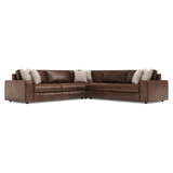 Bernhardt Nest 3-Piece Corner Leather Sectional