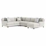 Bernhardt Mila 5-Piece Right Facing Fabric Sectional