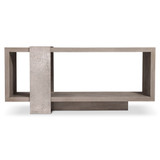 Bernhardt Linea Console Table in Cerused Greige Finish