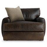 Bernhardt Cameron Leather Swivel Chair