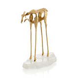 John Richard Abstract Moose Sculpture on Selenite II