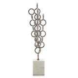 John Richard Iron Chain Sculpture on Marble
