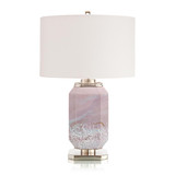 John Richard Marbled Mauve Table Lamp