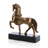 John Richard Plated Horse Sculpture on Marble