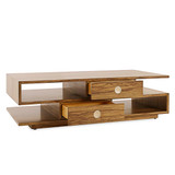 John Richard Vantage Two-Drawer Cocktail Table