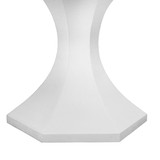 Worlds Away Bryce Dining Table - White Textured Linen