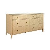 Worlds Away Carnegie Chest - Natural Grasscloth