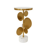 Worlds Away Cassius Side Table