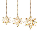 Worlds Away Medium Clear Star Pendant