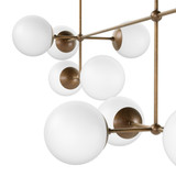 Four Hands Armstrong Linear Chandelier - Heritage Bronze Brass