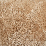Four Hands Balle Pillow - Tan Shorn Shearling - Set of 2 - 12.5" diam, 10" diam