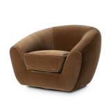 Four Hands Chantal Swivel Club Chair - Surrey Ochre