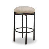 Four Hands Cofer Swivel Stool - Weslie Flax - Counter