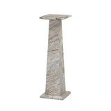 Four Hands Ellric Pedestal 40" - Beige Marble