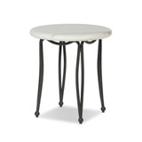 Four Hands Idalia Outdoor End Table - White Marble