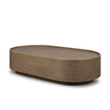 Four Hands Kafta Coffee Table - Warm Natural Flat Oak Water - based