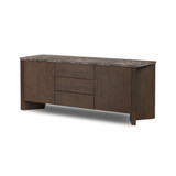 Four Hands Lawson Media Console - Warm Grey Marble