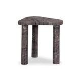 Four Hands Manoli End Table - Smoke Plum Marble