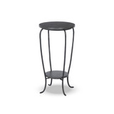 Four Hands Nina End Table - Grey Italian Marble