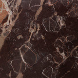 Four Hands Oranda Round Dining Table 42" - Merlot Marble