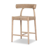 Four Hands Pampa Stool - Smoked Natural Sungkai