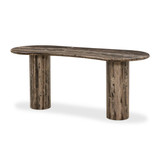 Four Hands Ponce Desk - Rocky Brown Marble