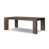 Four Hands Soho Outdoor Dining Table 86" - Stained Saddle Brown
