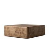 Four Hands Talessi Square Coffee Table - Wheat Medium Burl Oak