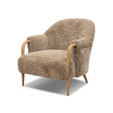 Four Hands Webber Chair - Taupe Shearling