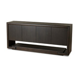 Four Hands Zaki Sideboard - Smoked Black Veneer