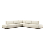 Four Hands Adler Outdoor 5PC Sectional - LAF RAF Bumper Chaise - Amalfi Natural