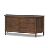 Four Hands Divion 6 Drawer Dresser - Warm Brown Mango