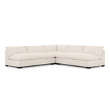 Four Hands Grant 3 PC Sectional - Crypton Nomad Snow