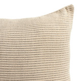 Four Hands Handwoven Merido Pillow - Black Cotton - 14"x20"
