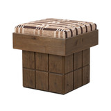 Four Hands Kubi Accent Stool - Sandhill Cocoa