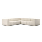 Four Hands Langham 5PC Sectional - Crypton Nomad Snow