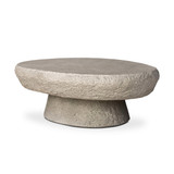Four Hands Magnus Outdoor Coffee Table - Smooth Natural Concrete